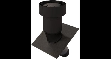 Ubbink Ventus dakdoorvoer 15-55 graden 160-150mm (0169885)