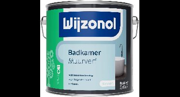 Wijzonol Muurverf Badkamer RAL 9003 Signaalwit 2,5 Liter