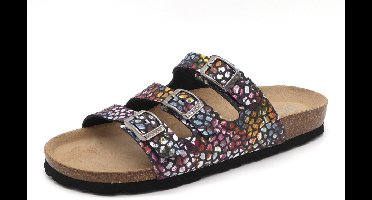 Rohde 5620 - Volwassenen Dames slippers - Kleur: Blauw - Maat: 40