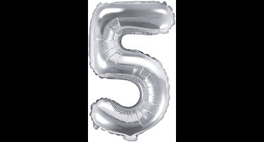 Cijfer 5 (35 cm) - Zilver