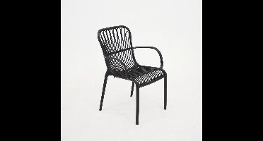 Stapelstoel Vita Madrid Zwart