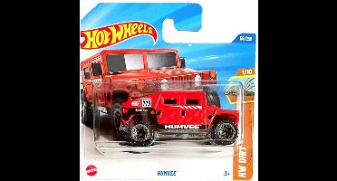 HOT WHEELS HUMVEE HUMMER BULSTEIN 773 55/250 RED 1:64 HW DIRT 1/10