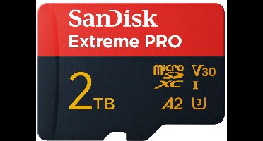 SANDISK MicroSDXC Extreme PRO 2TB 250/150 mb/s - A2 - V30 - SDA - Rescue Pro DL 2Y