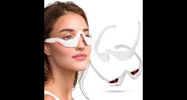 Oogmassageapparaat - Verminderd wallen - Oogverzorging - Lifting masker - EMS - Rood licht - Donkere kringen - Huidverbetering - Bril - Oogzak verwijderen - Licht therapie - Oogspa - Ontspannen