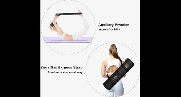 Yoga Mat Riem Riem Verstelbare Sport Sling Schouder Draagriem Riem Oefening Stretch Fitness Equiment Elastische Yoga Riem Hot