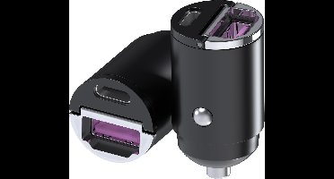 MMOBIEL USB-C Auto Oplader Adapter [2 Stuks] – 45W Sigarettenaansteker USB Lader Snellader – Ultra Compacte Auto Telefoonoplader – Dubbele USB Lader voor iPhone 16 15 14 Pro Max, Samsung S25/S24/S23/S22