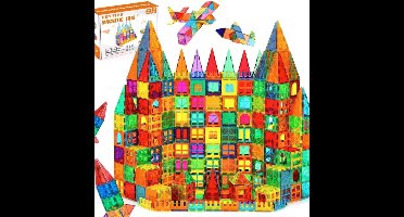 Magnetisch Speelgoed - Voordeelset 78 Stuks - Magnetisch Constructie Speelgoed - Montessori Speelgoed - Veilig Voor Kinderen - Magnetisch Speelgoed - Extra Groot Magnetisch Speelgoed Bouwset