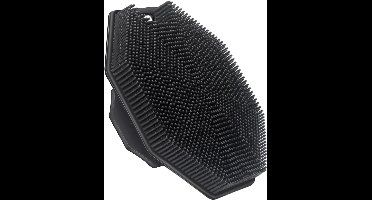 Lichaamsborstel voor Massage & Huidverbetering - Lichaamsborstel met Steel - Rugborstel - Badborstel - Dry Brush - Dry Brushing - Droogborstel - Huidborstel - Rug Scrubber - Scrubborstel - Zwart