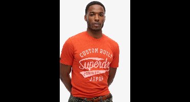 Superdry - Copper Label T-shirt met tekst - Heren - T-shirts