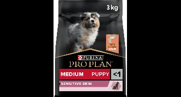 Pro Plan Medium Puppy Sensitive Skin - Zalm - 12 kg (4x3 kg)