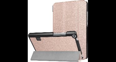 Hoes geschikt voor Huawei T3 7 inch - Smart Book Case Hoesje van iCall - Roségoud
