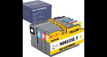Inktcartridge geschikt voor HP 953XL compatibele HP OfficeJet Pro 7700 7720 7730 7740 8200 8210 8710 8715 8720 8725 8730 8740 - Pack 1 Zwart 1 Cyaan 1 Magenta 1 Geel