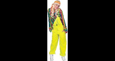 Fluor gele party overalls