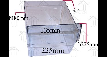 AEG Groentelade Transparant 290x230x225mm SC818404I, SC918406I 2247074186