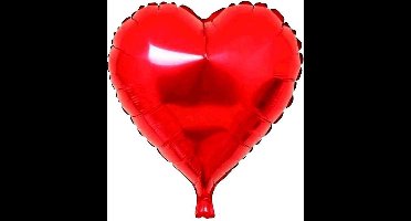 folie ballon hart rood 45 cm