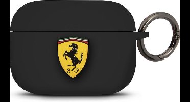 Ferrari Airpods Pro 1 (1e generatie) Case met Ring - Zwart