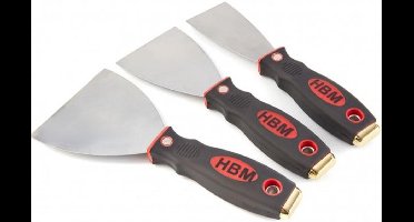HBM - driedelige plamuurmes set