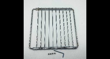 Universeel - Ovenrooster BBQ rooster - Extra klein - 23,5cm diep - Uitschuifbaar 23cm to 36cm