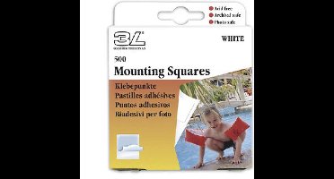 3L Dubbelzijdig fototape - wit - 12 x 13 mm - 500 stuks