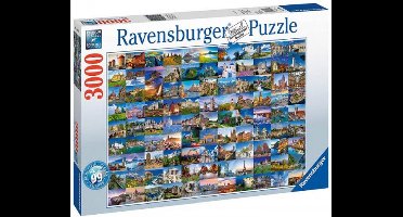 Ravensburger puzzel 99 mooie plekken in Europa - legpuzzel - 3000 stukjes