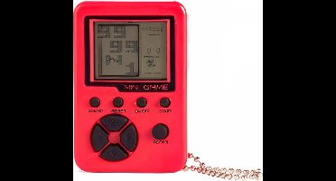 Kikkerland Pocket Arcade Spel Abs/siliconen Rood