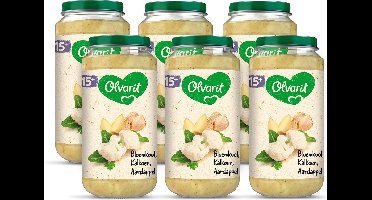 Olvarit Babymaaltijd 15+ Maanden – Bloemkool Kalkoen Aardappel – 6 x 250g