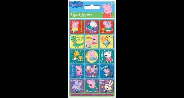 Peppa Pig herbruikbare stickers 3+ - Beloningsstickers