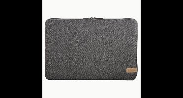 Hama Notebook-sleeve "Jersey", tot 40 cm (15,6"), donkergrijs