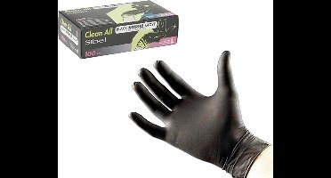 Sibel Nitril Handschoenen Large Poedervrij Zwart 100st