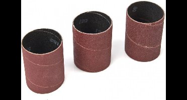 HBM 3-delige schuurdrumset voor de voor de HBM satineermachine - borstelmachine met kantelbare kop - 420 Watt