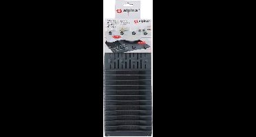 Afdruiprek zwart - Afdruiprek met mat - Glazen en bestek - Alpina afdruiprekje - Kunststof