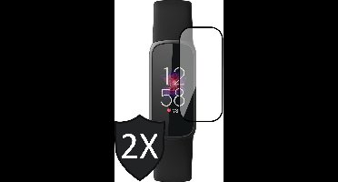 Screenprotector geschikt voor Fitbit Luxe - PET Full Screen Protector - 2 Stuks