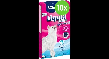 Vitakraft Cat Liquid - Snack Zalm & Omega - 10 x 6 st