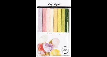 Creativ Company Crêpepapier Pastel Tinten 8 stuks 25x60 cm