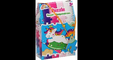 Grafix puzzel voor kinderen - 4 assorti legpuzzels - 30 puzzelstukjes per puzzel - afmeting: 27 X 18 CM