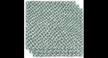 Jollein Hydrofiel Monddoekje Snake - Ash Green - 3 Stuks