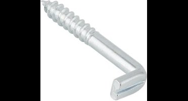 schroefduim gleuf verzinkt 40mm 6 stuks