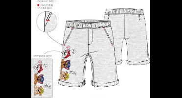 Paw Patrol jongens short - korte broek - bermuda - grijs - Maat 98 / 3 jaar