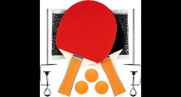 Avento Tafeltennisset - Complete - Zwart/Rood