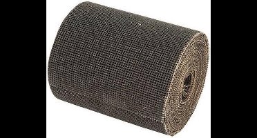 Silverline Schuurgaas rol - 5 meter - korrel 80 - dubbelzijdig - 115 mm breed