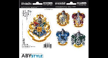 HARRY POTTER - Stickers - 16x11cm/ 2 planches - Hogwarts Houses
