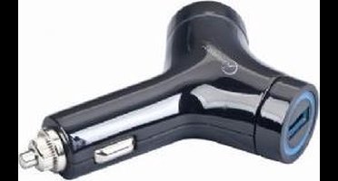 Gembird MP3A-UC-CAR5 oplader voor mobiele apparatuur Mobiele telefoon, MP3, Netbook, Laptop, PDA Zwart Sigarettenaansteker Auto