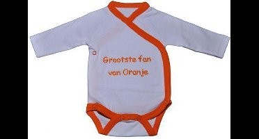 Romper Grootste fan van Oranje maat 50 tot 56