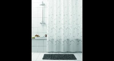 Douchegordijn 180x200 textiel Farfalla grijs
