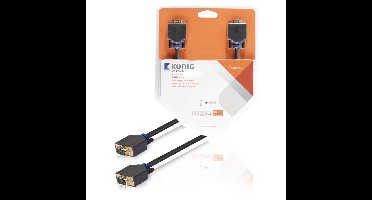 Konig - VGA (D-Sub) naar VGA (D-Sub) - 10 m