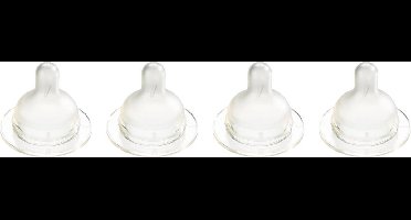 Difrax Flessenspeen Wide - Maat Small - 4 stuks