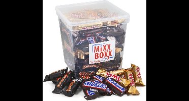Chocolade Box van 110 stuks Mars miniaturen - 2200g - Mars, Snickers, Twix