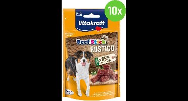 Vitakraft Beef Stick Rustico - hondensnack - 10 verpakkingen