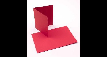 Kaarten Rood 17,8x12,4cm (50 stuks)