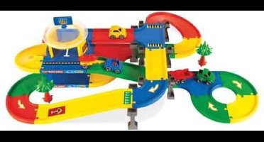 Wader Bouwpakket Play Tracks Garage Junior 122-delig